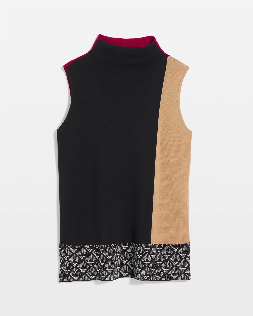 Travelers™ Colorblock Mockneck Sweater Tank