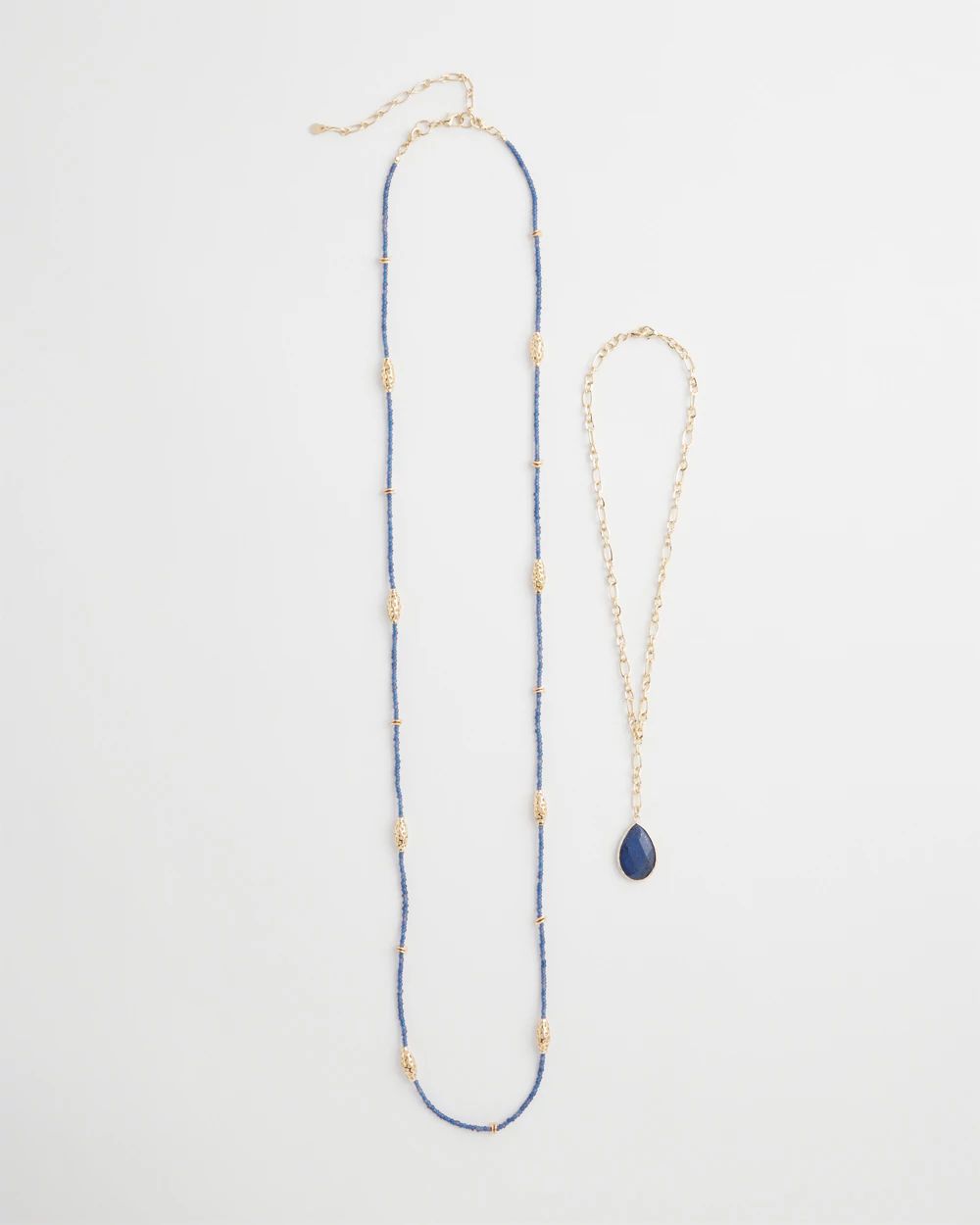 Convertible Filigree Beaded Pendant Necklace