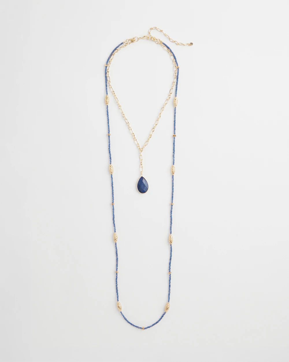 Convertible Filigree Beaded Pendant Necklace
