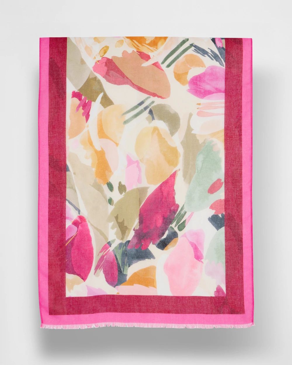 Floral Oblong Scarf