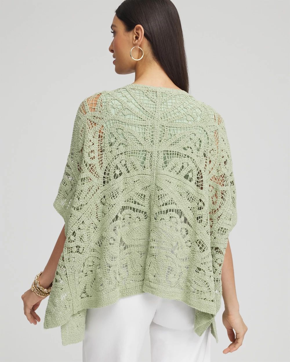 Crochet Lace Poncho