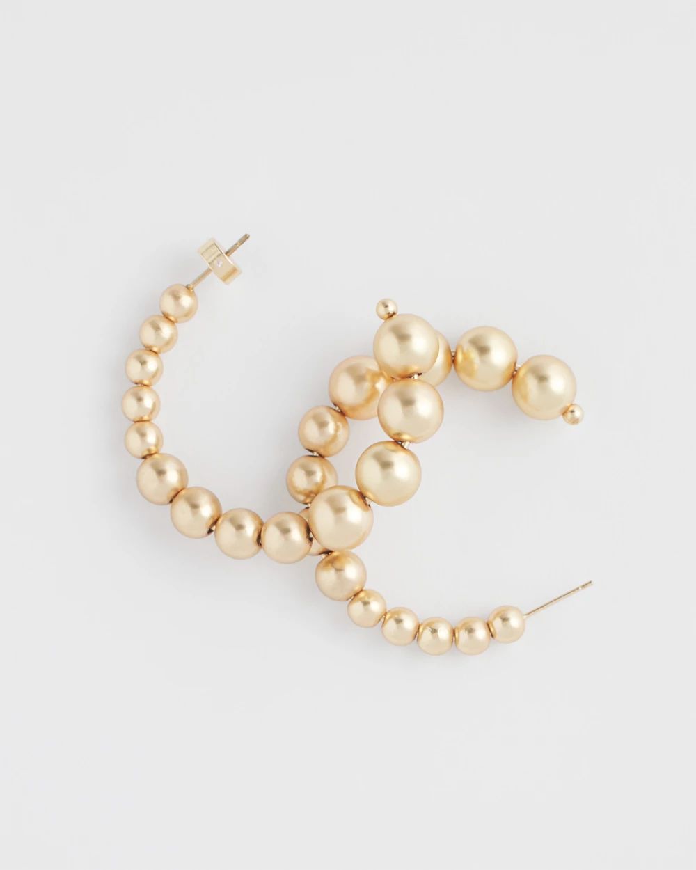 Beaded Hoops