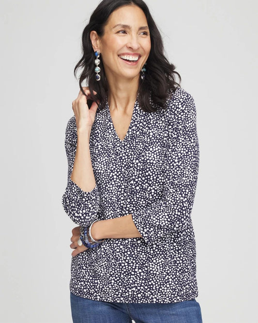 Touch of Cool™ Solid V-Neck Top