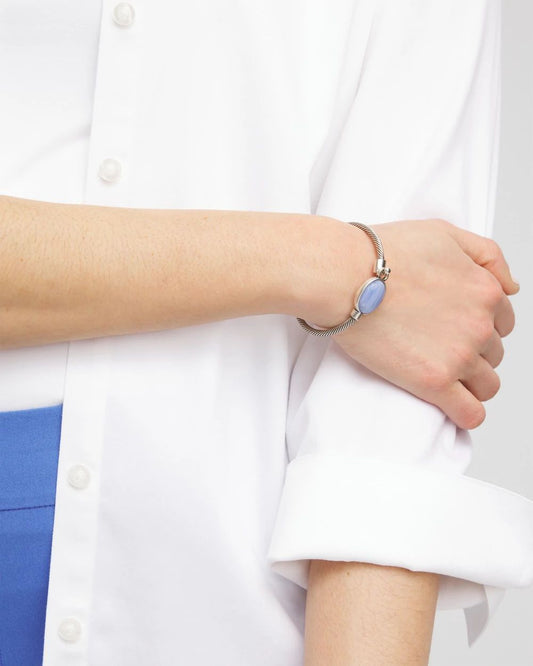 Blue Stone Hook Bracelet