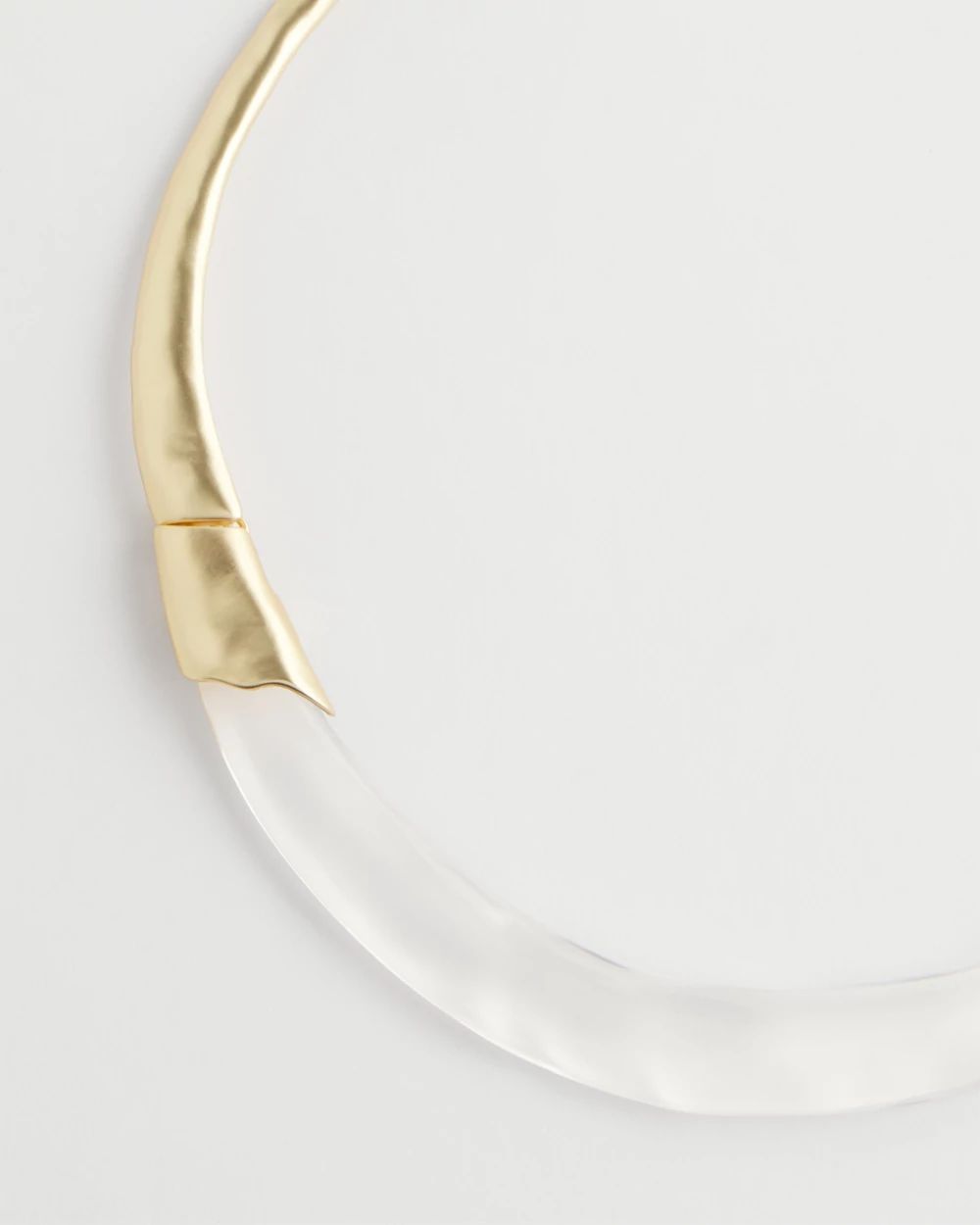 Lucite Collar Necklace