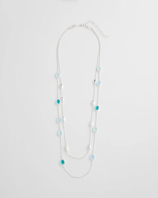Convertible Silver Tone Necklace