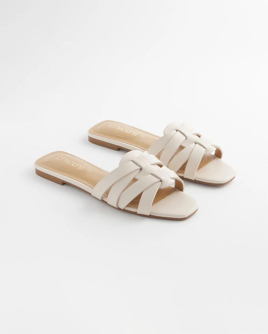 Cassidy Cross-Strap Slide Sandals