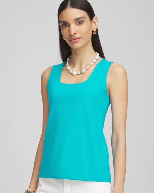 Contour Cotton™ Square Neck Tank